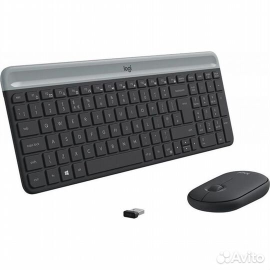 Клавиатура + мышь Logitech Slim Wireless Ke 284839