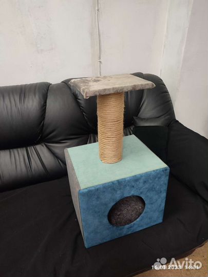 Домики для кошечки,с когтиточками,на вкус и цвет