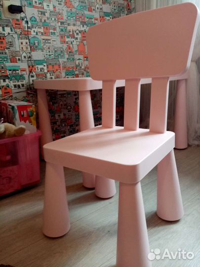 Детский столик и стульчик IKEA mammut