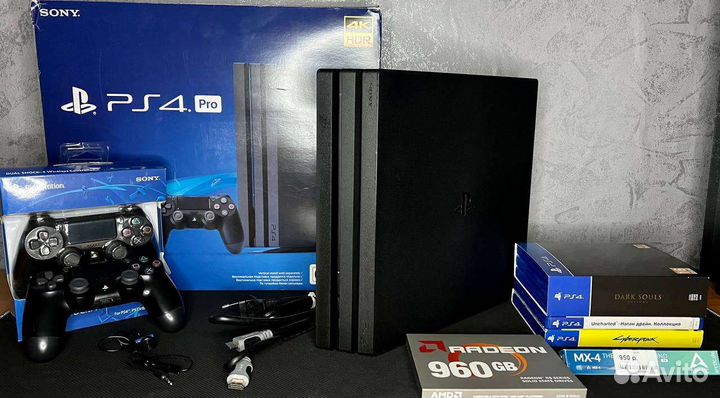 Ps4 PRO (CUH-7208B) 1tb SSD