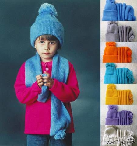 Комплект шапочка+ шарфик