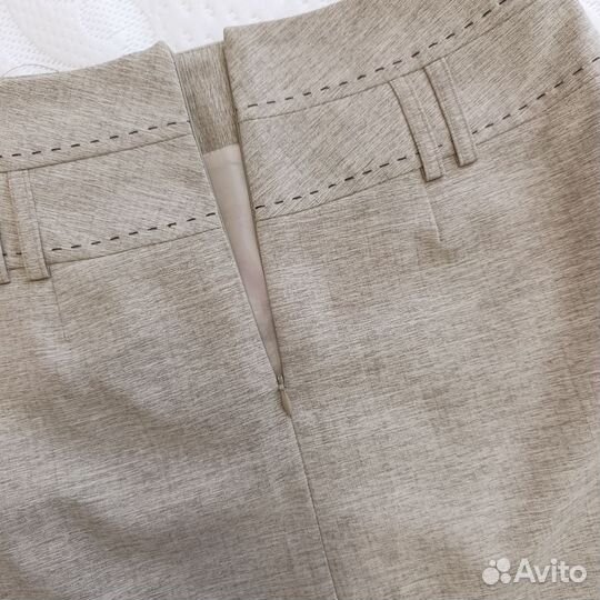 Женская юбка прямого кроя р 46