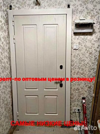 Толстая дверь входная железная с бесплатной устано