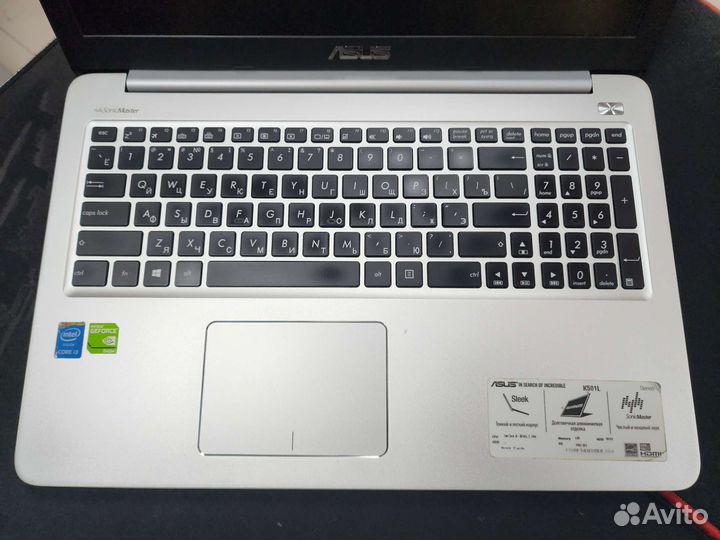 Asus K501LB (i3 5010U/8Gb/GT940M/256Gb/FHD)