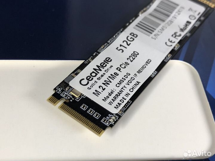 SSD M.2 NVMe 512GB для компьютера и ноутбука