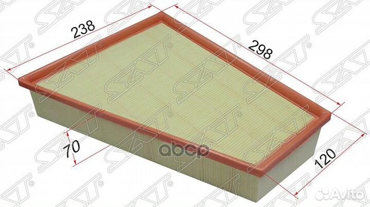 Фильтр воздушный ford galaxy 06/mondeo 07/VOL