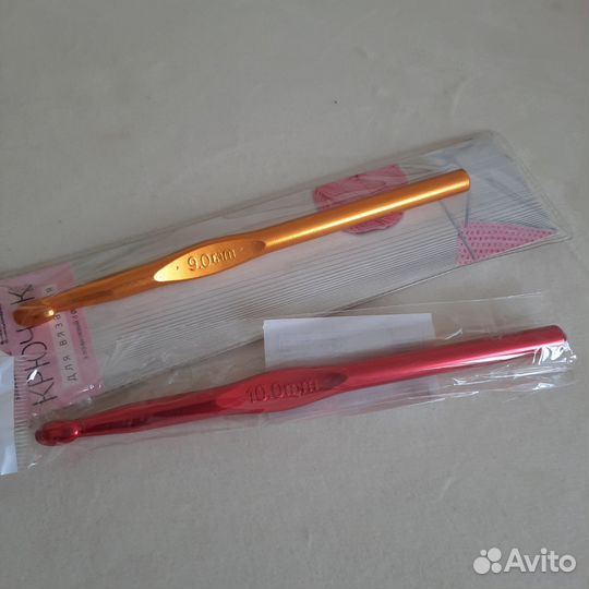 Крючок для вязания 9, 10 мм