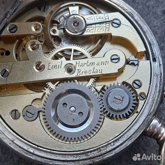 Часы Эмиль Хартмен Бреслау серебро