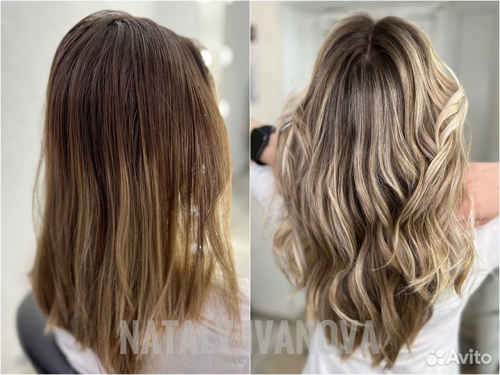 Окрашивание волос, окрашивание блонд