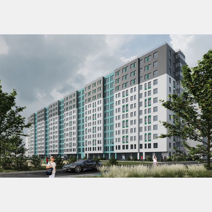 2-к. квартира, 40 м², 9/12 эт.