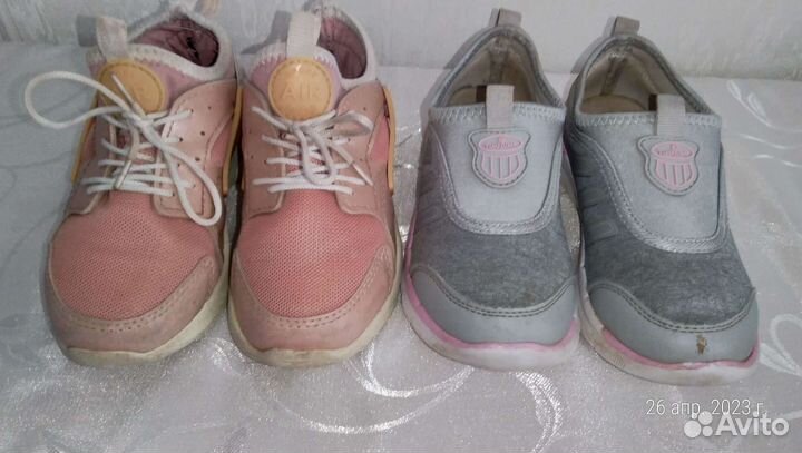 Кроссовки 2 пары (30р)