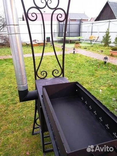 Мангал Кованный с крышей
