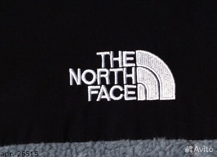 Шерпа куртка The North Face Серая
