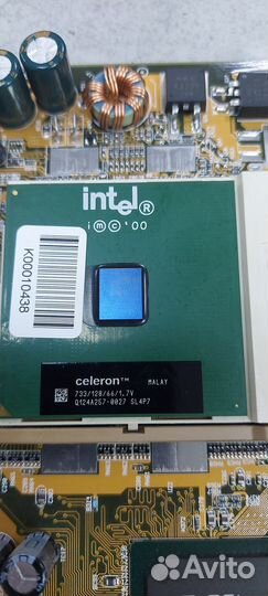 Материнская плата S370 GA-6VX7B0-4X + CPU Celeron