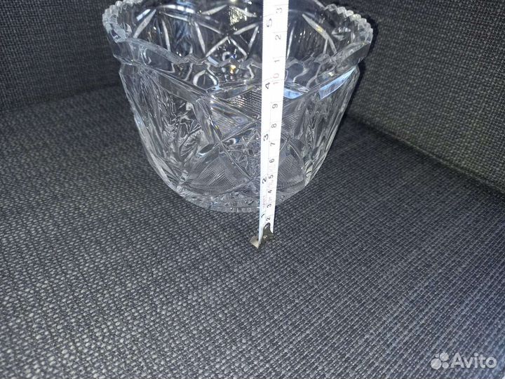 Хрустальная ваза конфетница СССР