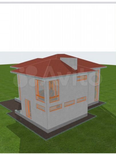 Коттедж 200 м² на участке 10 сот.