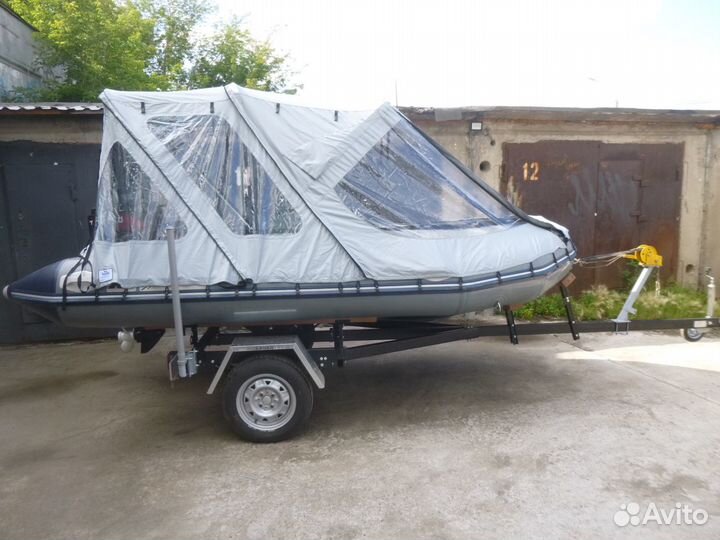 Лодка пвх XL north silver 390