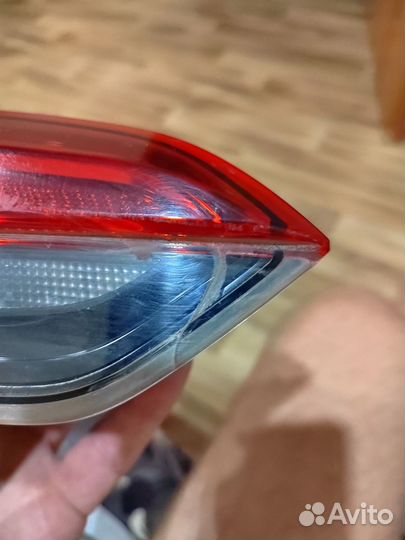 Фонарь левый задний внутренний skoda rapid ll