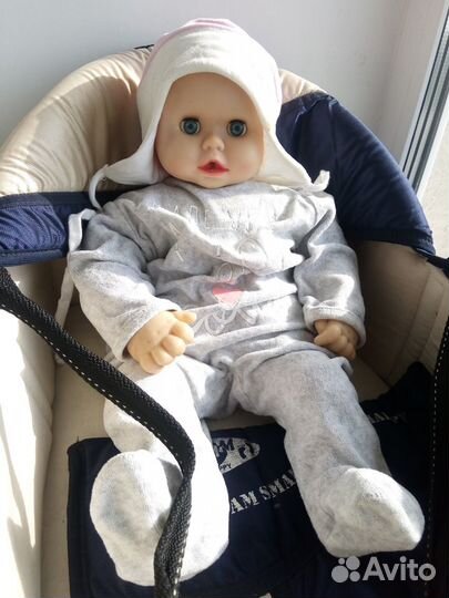 Кукла. Переноска для детей. Бортики в кроватку