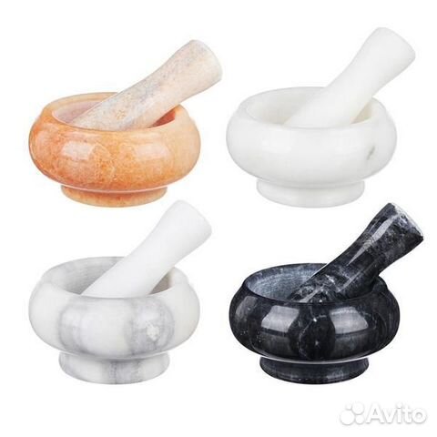 Мраморная ступка С пестиком, 9Х4,5 см