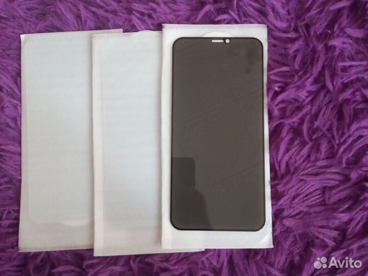 Защитное стекло на iPhone 11 антишпион