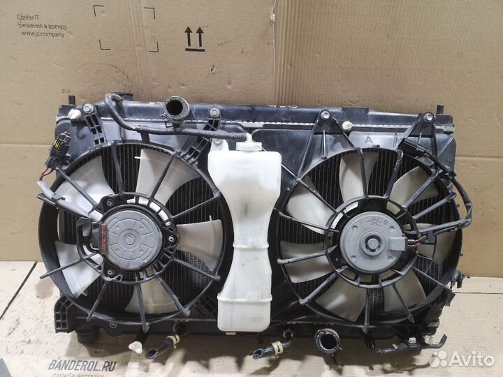 Радиатор двс honda fit ge6