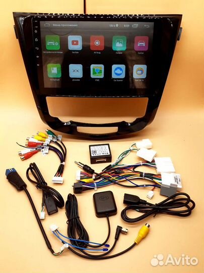 Магнитола андроид Ниссан Кашкай, Х-Трейл 2014г+