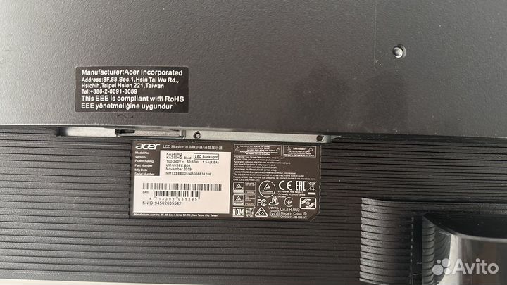 Монитор acer ka240HQ