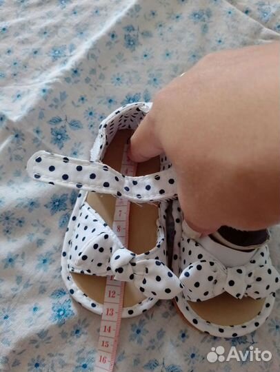 Пинетки сандали на девочку 12-18 месяцев