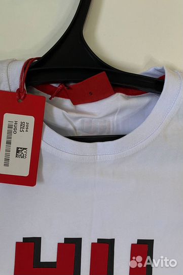 Футболка белая hugo