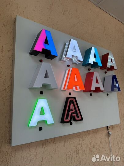 Изготовление объемных букв