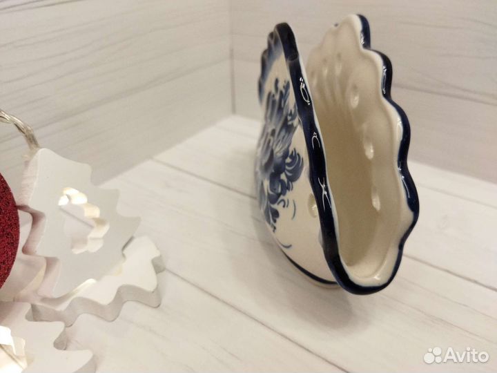 Салфетница Гжель