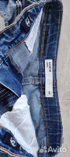 Джинсовые шорты для девочки 128