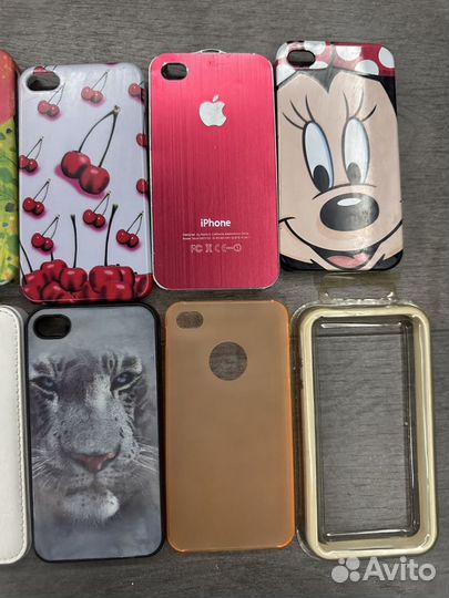 Чехлы iPhone 4/4s 6/7 Цена за все