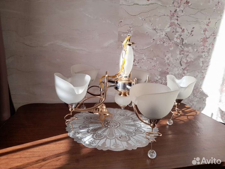 Люстра потолочная бу