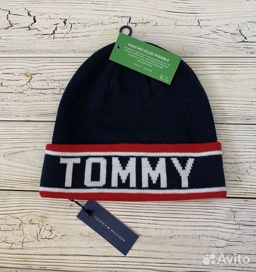 Новая Оригинальная Мужская Шапка Tommy Hilfiger