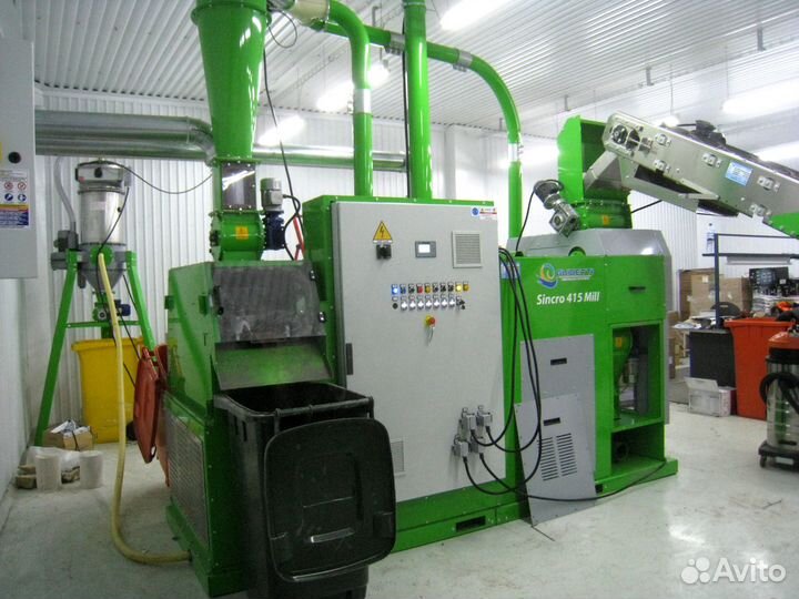 Установка для переработки кабеля