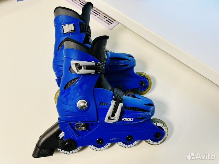 Детские ролики + защита 25-29