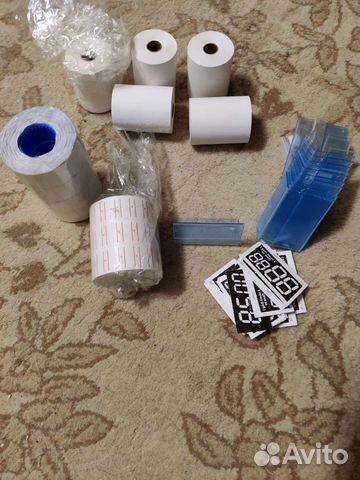 Ценники, этикет-пистолет, кассовая лента