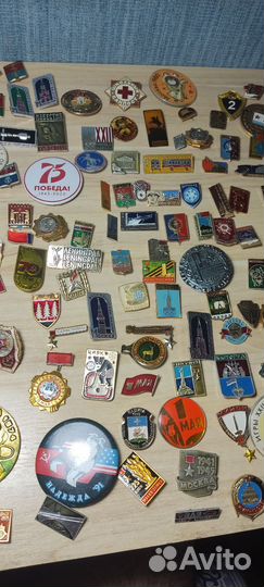Значки СССР алюминиевые