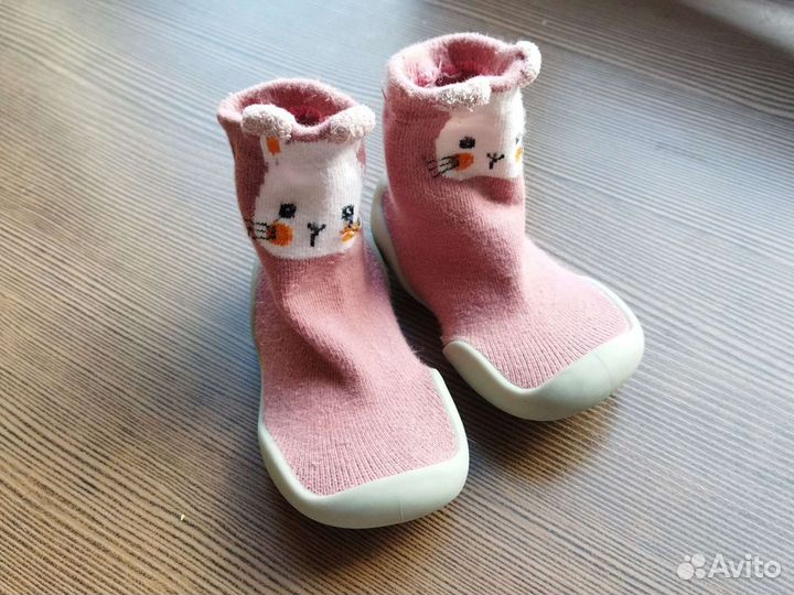 Носочки на резиновой подошве