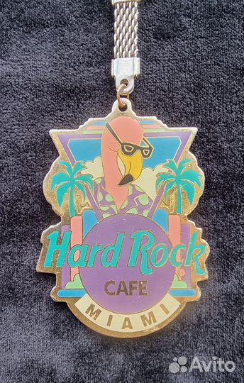 Брелок Hard Rock Cafe Miami Редкий Большой