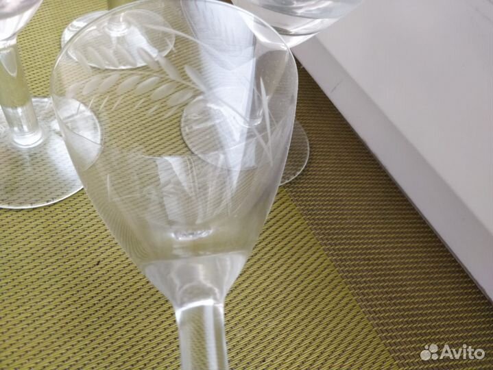 Фужеры для коктейля и шампанского, стекло сccр