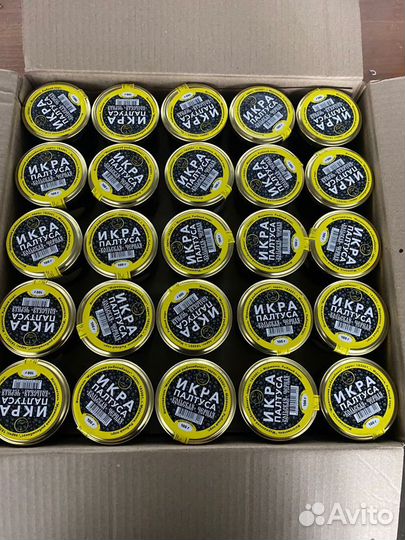 Черная икра палтуса оптом