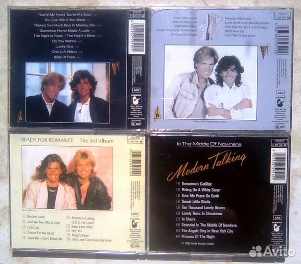 Modern Talking (1-4) CD, Германия