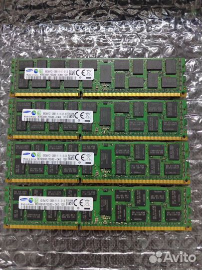 Оперативная память DDR3 ECC REG 16GB (4x4GB)