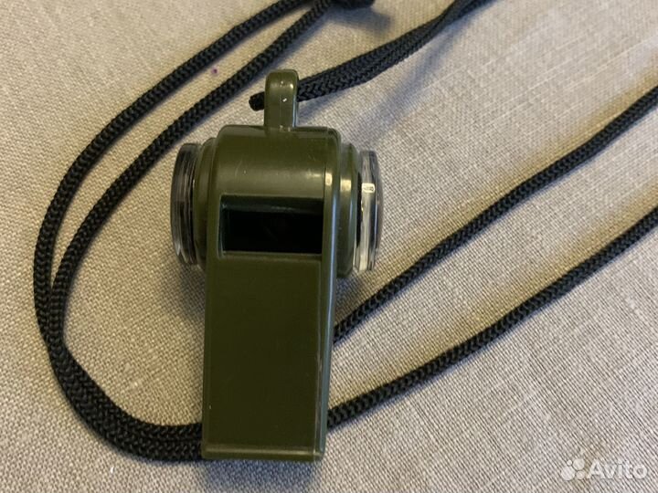 Туристический свисток с компасом и термометром