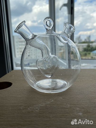 Стеклянный соусник / графин для масла