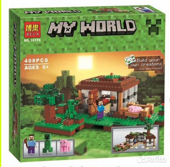 Конструктор Bela Minecraft Первая ночь 10176