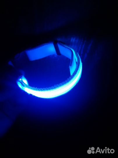 Светящийся ошейник 40см